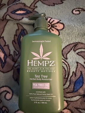 Hempz Tea Tree Herbal Body Moisturizer -lotion new